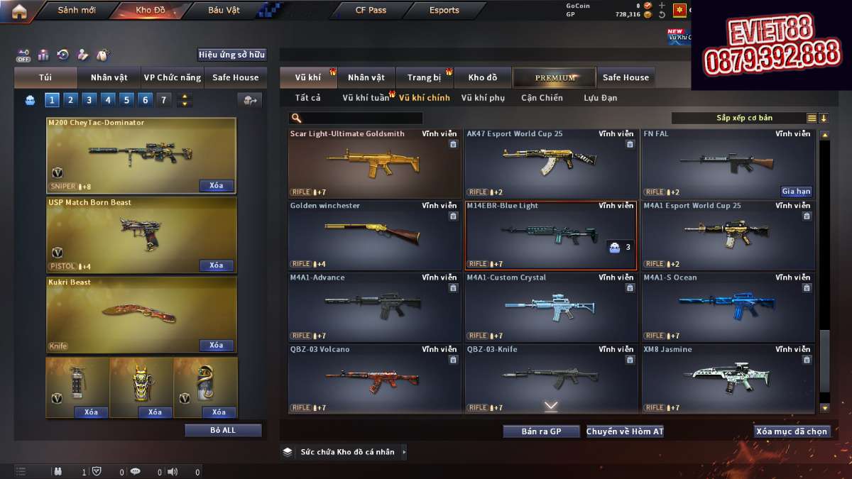 shop acc cf uy tin gia re